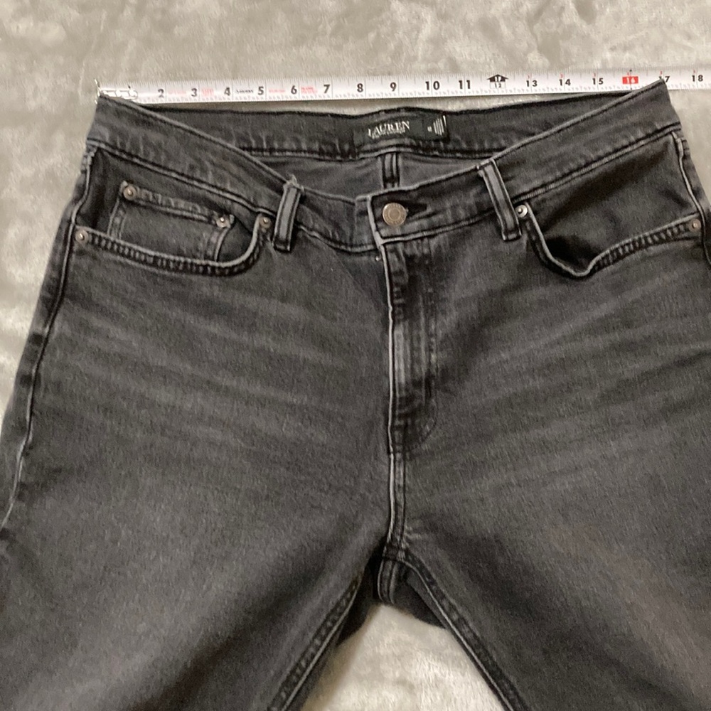 Lauren Ralph Lauren Women’s Jeans Black Skinny Stretch Size 12 - Picture 8 of 10